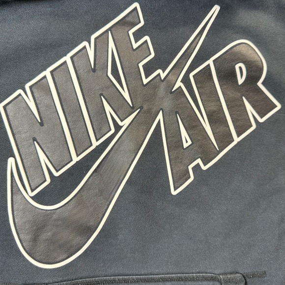 Nike Air Hoodie Men's Medium Sweatshirt Hooded Pullover Black‎ - Picture 3 of 8